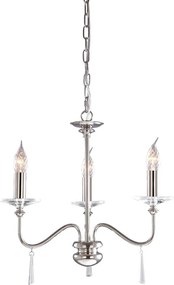 Elstead Lighting FINSBURY PARK FP3-POL-NICKEL Csillár 3x60W/E14