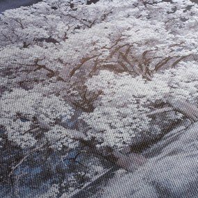 Kép - Hófehérke fa (órával) (90x30 cm)