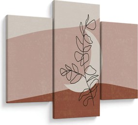 Kép - Boho levelek N⁰2 (90x60 cm)