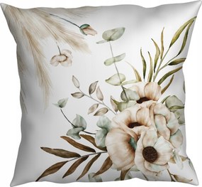 Párnahuzat 45x45 dekoratív boglárka mintás párnahuzat