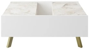 Kávésasztal FRIDA 63x90 cm fehér