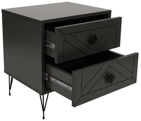 Luna Anthracite éjjeliszekrény