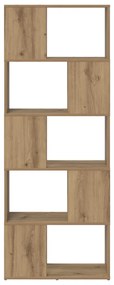 Könyvespolc Kézműves tölgy Forgácslap 60 x 24 x 155 cm