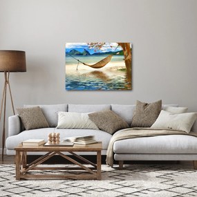 Kép - Relaxálás a tengerparton (70x50 cm)