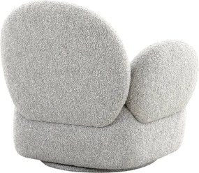 Világosszürke buklé fotel Messina – House Nordic