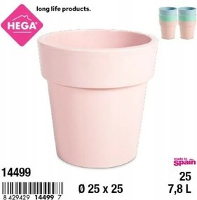 Kerek virágtartó 25cm,1db