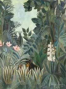 Reprodukció The Equatorial Jungle, Henri Rousseau