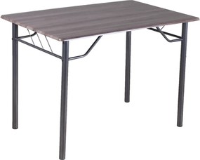 Étkezőgarnitúra, barna/fekete, GIROL SET 1+4