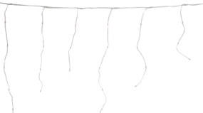 Icicle karácsonyi LED-lánc távirányítóval 172 LED, színes