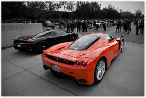 Ferrari poszter 120x80 hátulról