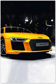 Poszter 60x90 Sárga Audi Audica R8