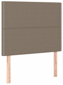 tópszínű szövet LED-es fejtámla 100x5x118/128 cm