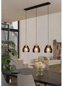 Eglo 43925 - Csillár zsinóron STILLINGTON 3xE27/40W/230V