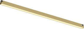 Track light SHINE LINEAR ZigBee, 48V, 20W, 2700–6000K, IP20, satin brass, aluminum — DK/EU-5952-SB