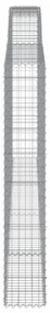 5 db íves horganyzott vas gabion kosár 400x30x180/200 cm