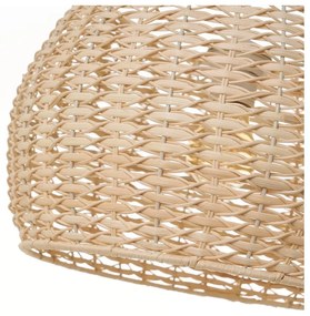 Natúr színű rattan mennyezeti lámpa rattan búrával ø 35 cm Natural Way – Casa Selección