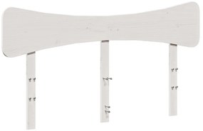 fehér tömör fenyőfa fejtámla 160 cm