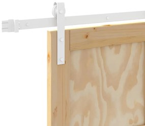 Csúszó Ajtó Természetes és fehér 83 x 211 cm