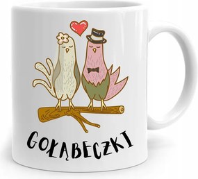 Bögre Ajándék Fiúnapra Galambok fényképes nyomtatással