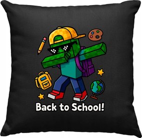 Párna Vissza az iskolába Vicces 1 Fekete