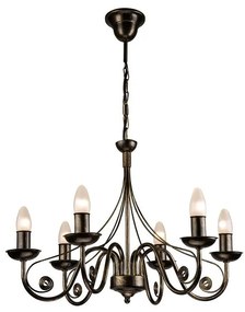 Csillár láncon DONATO 6xE14/40W/230V