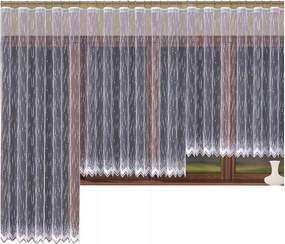 Függöny méteráru 180 Jacquard függöny fehér