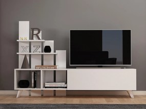 TV asztal/szekrény Kobada (fehér) . Akció -23%. 1095485