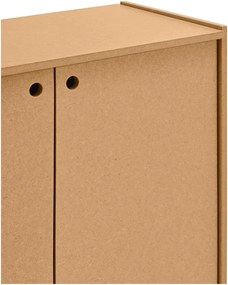 Natúr színű komód 197x80x40 cm Wally – Teulat