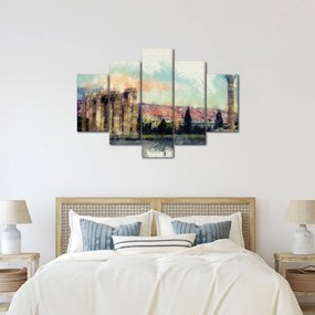 Kép - akropolisz, Athens, Görögország (150x105 cm)