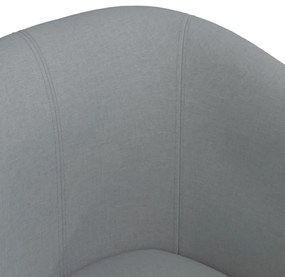 világosszürke szövet kagylófotel