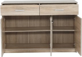 Komód 3D2S, sonoma tölgyfa, TEYO