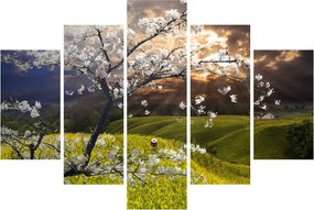 Kép - Virágzó fa az országban (150x105 cm)