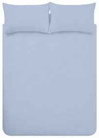 Világoskék kétszemélyes-hosszabbított flanel ágyneműhuzat 230x220 cm Brushed – Catherine Lansfield