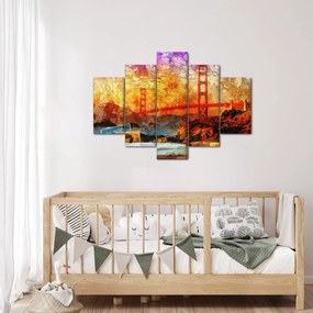 Kép - Golden Gate, San Francisco, Kalifornia (150x105 cm)