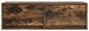 füstös tölgy színű szerelt fa TV-szekrény 80x31x25,5 cm
