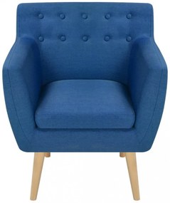 Karosszék szövet 67x59x77 cm kék