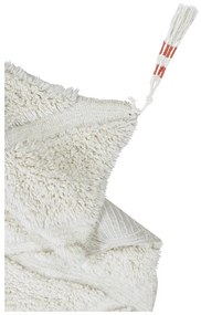 Fehér mosható kézi szövésű gyapjú szőnyeg 170x240 cm Enkang Ivory – Lorena Canals