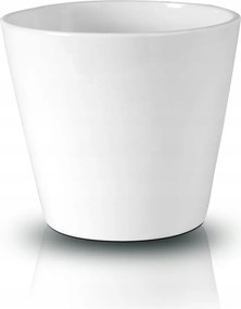 Kerámia Fedő Virágtartó 17CM Fehér