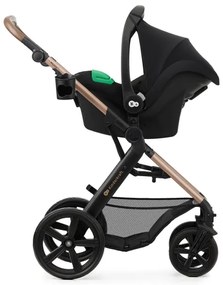KINDERKRAFT - Kombinált babakocsi 3in1 MOOV 2 Sand bézs + autósülés MINK PRO