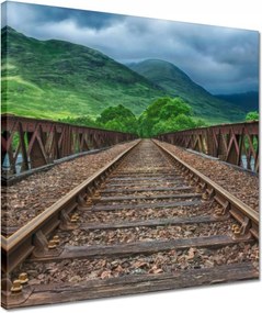 Vászonkép 40x40 Vasúti híd
