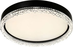 ZUMA LINE FM2304400R-MB REGI Kerek Mennyezeti Lámpa Fekete LED IP20