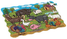 a farm kirakós játék, 208 db, 90 x 64 cm