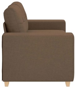 barna szövet loveseat kanapé 120 cm