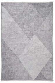 Világosszürke mosható pamutkeverék szőnyeg 122x170 cm Whisper – Think Rugs