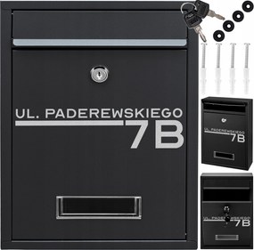 Postaláda Fekete Minta