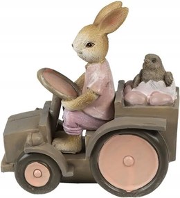 Húsvéti dekoráció Hare a traktoron, Clayre &amp; Eef