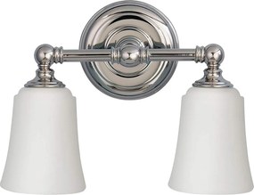 Feiss glamour klasszikus tükör világítás huguenot lake fehér króm elsfe-hugolake2bath IP44
