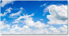 Fotó üvegkép Felhők az égen 140x70