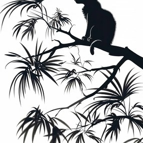 Poszter 90x90cm Ágakon