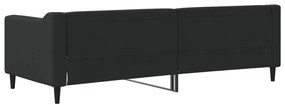 fekete szövet kanapéágy 80 x 200 cm